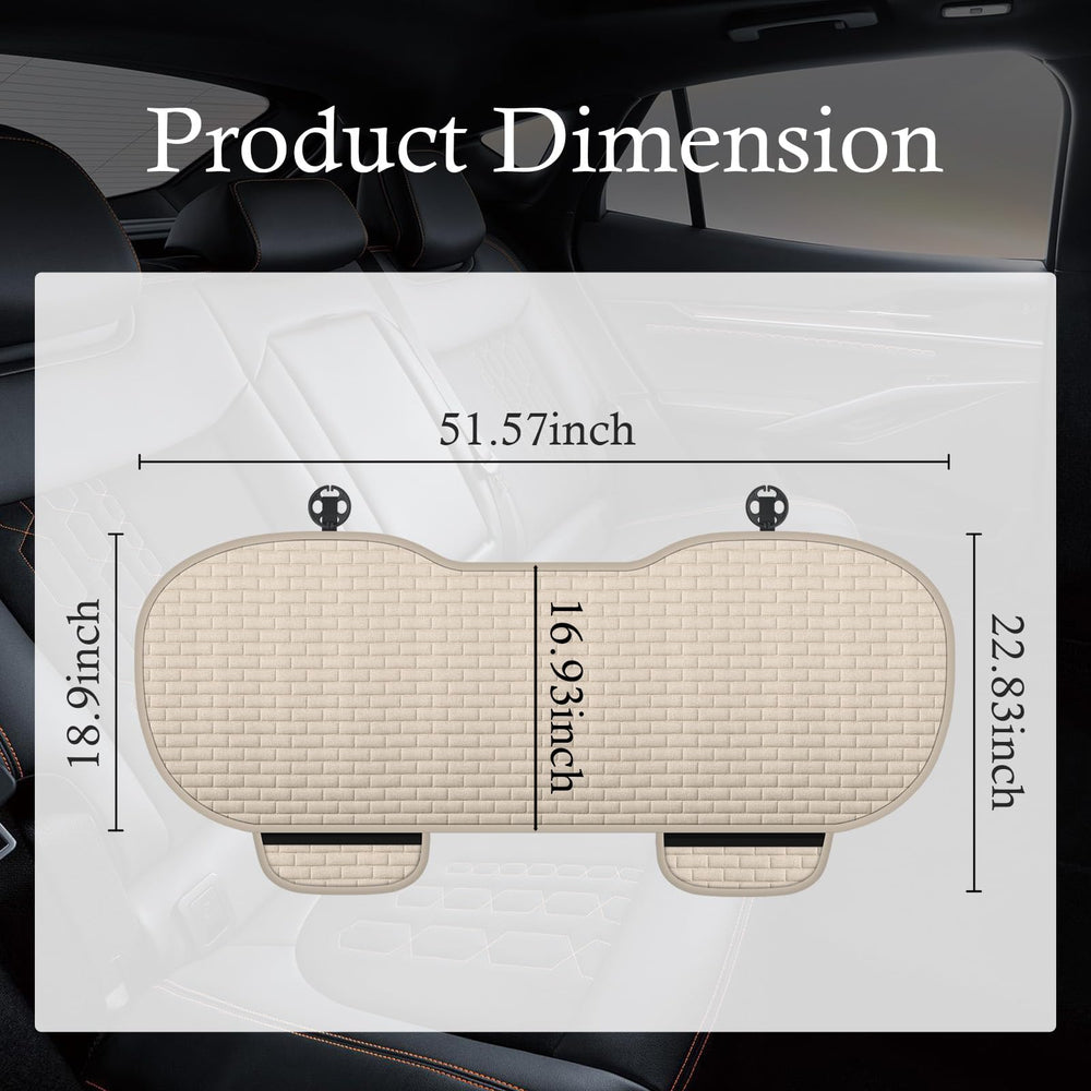 YGDMD rear seat cover shows anti-slip bottom to prevent shifting during drives.