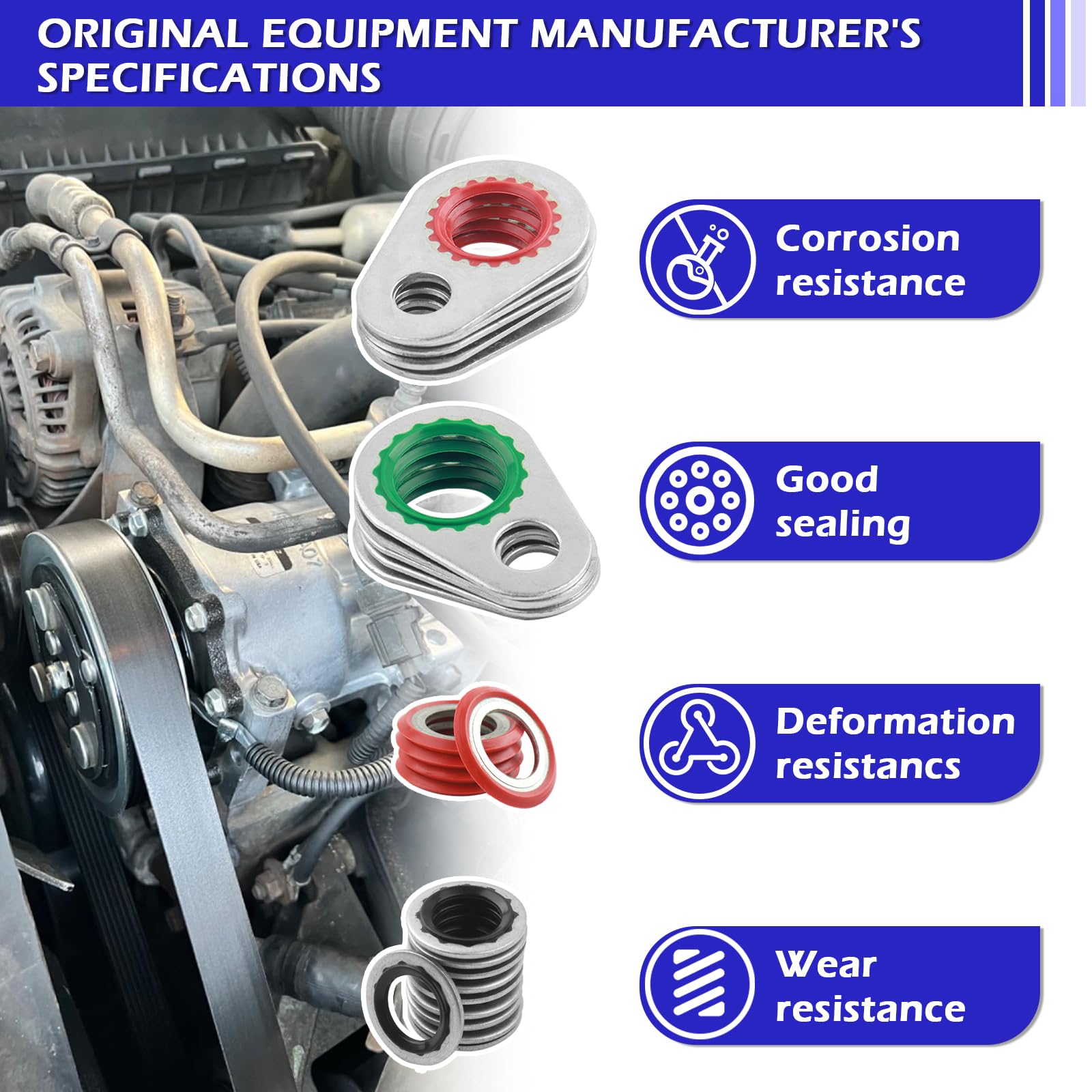 YGDMD storage box keeps gaskets separated to prevent mix-ups.