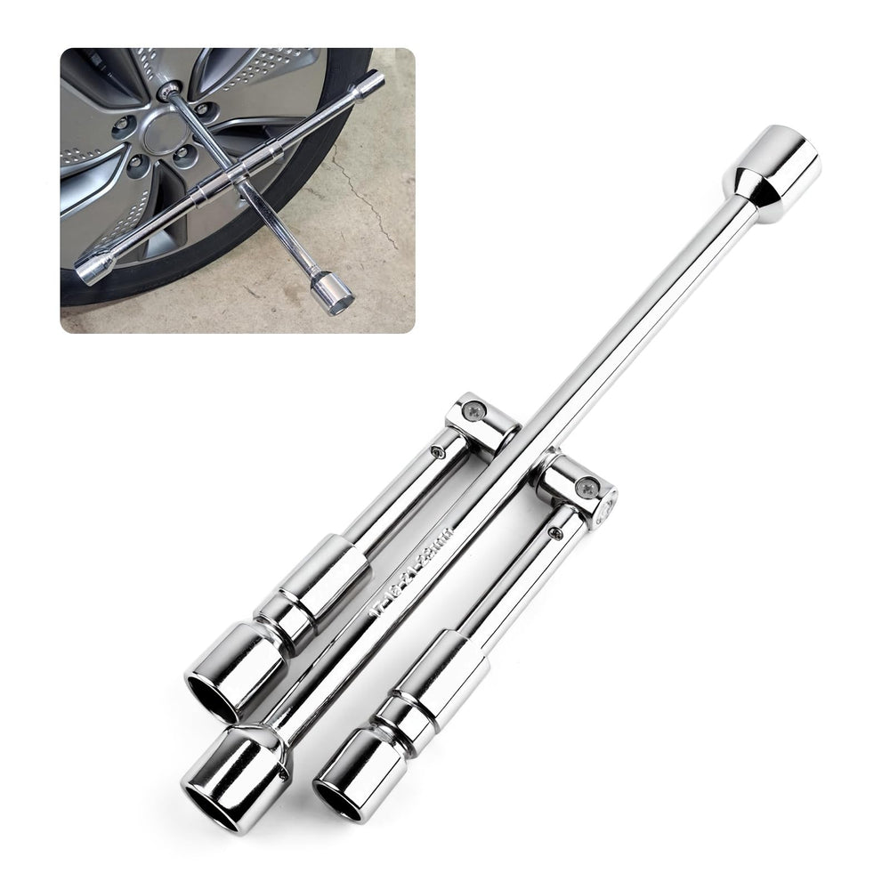 YGDMD universal lug nut removal tool folded compact for easy trunk storage