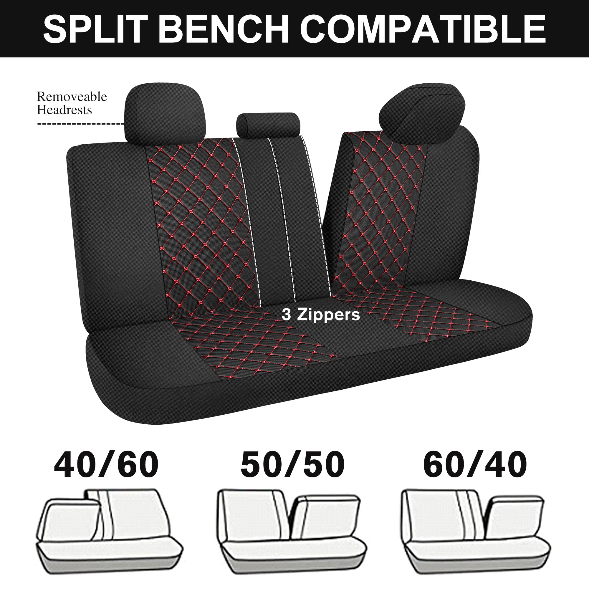 YGL airbag-compatible design close-up showing side-seam mesh panels.