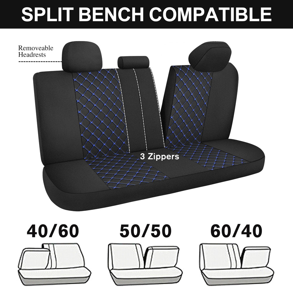 YGL airbag-compatible seat cover keeps side airbags unobstructed.