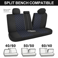 YGL airbag-compatible seat cover keeps side airbags unobstructed.