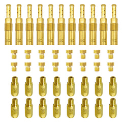 YGQ 43Pcs main jet collection for precise carb tuning on dirt bikes