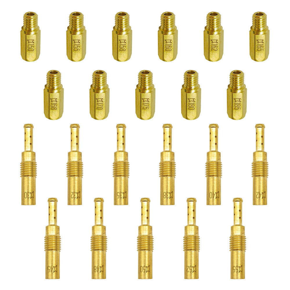 YGQ carb-jet-kit main jets 150-185 for precise tuning on dirt bikes