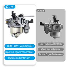 YGQ mounting gaskets ensure secure, vibration-free carburetor fit.