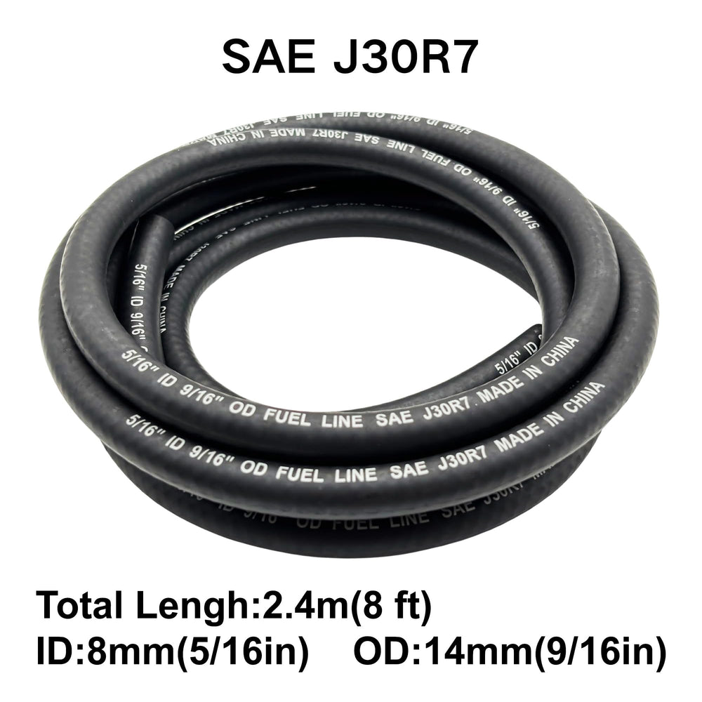 YGQ SAE J30R7 fuel line suitable for low-pressure engines.