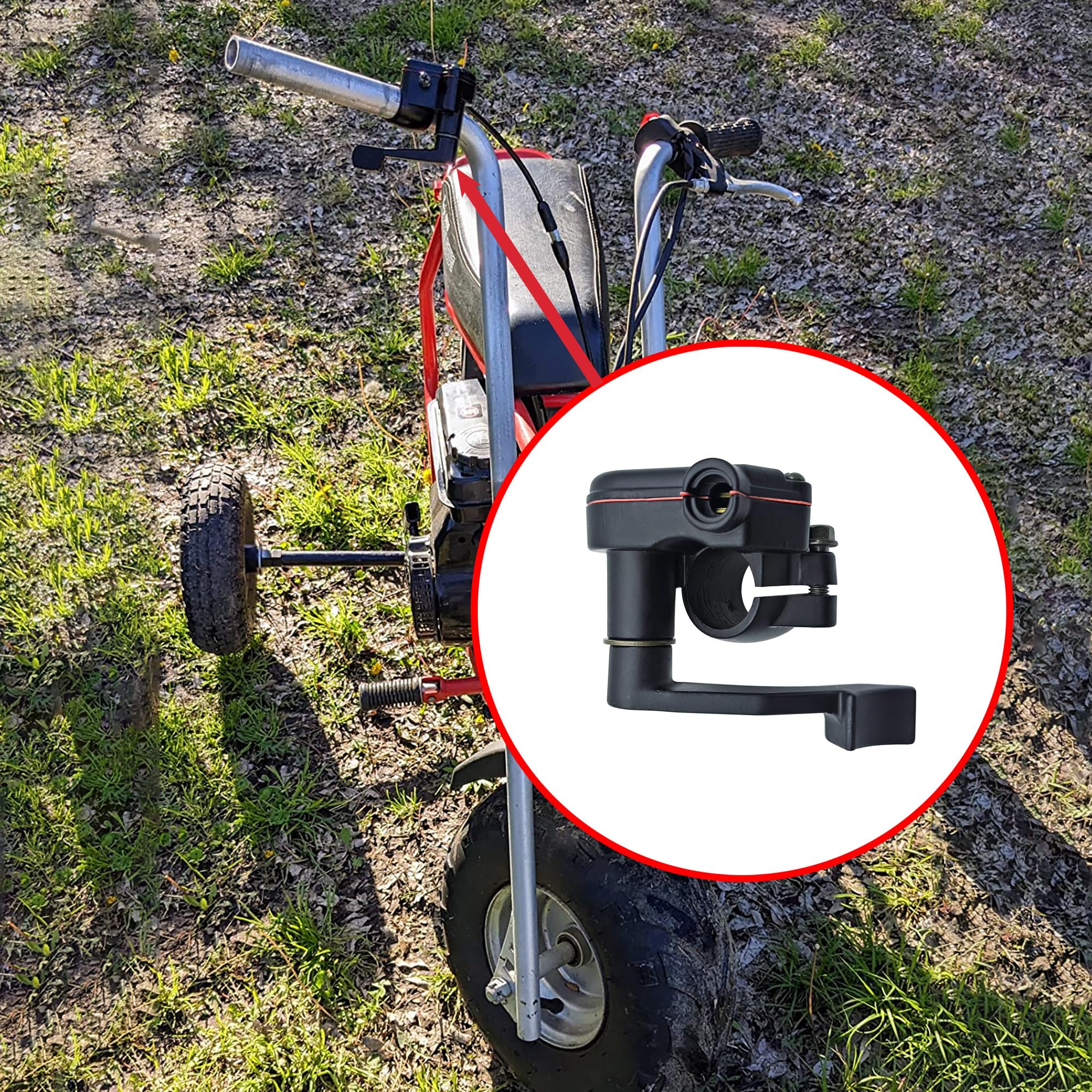 YGQ fits 7/8-inch handlebars, ideal for TaoTao ATVs