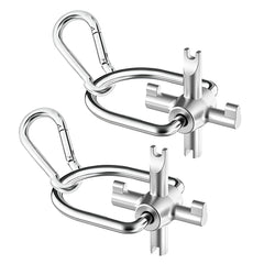YGUAYINGC locking cap keys for HVAC use, compatible with R410A and R22 refrigerant caps