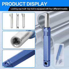 YGUAYINGC three replaceable bits for versatile cap installation