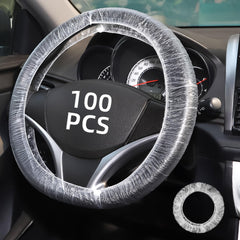 Yhalyea disposable steering wheel cover pack protecting wheels during service
