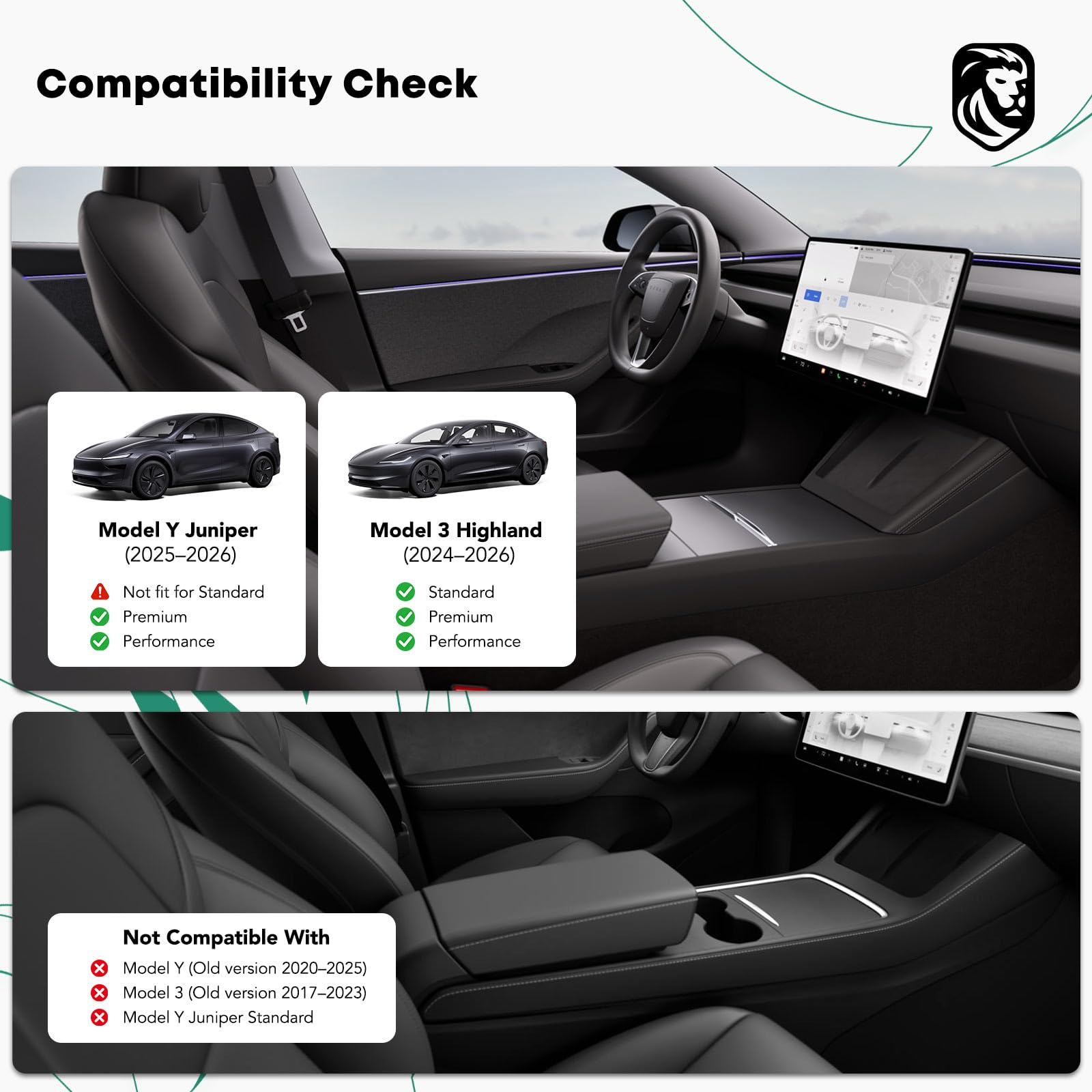 YHTAUTO organizer converts unused console space into practical storage.