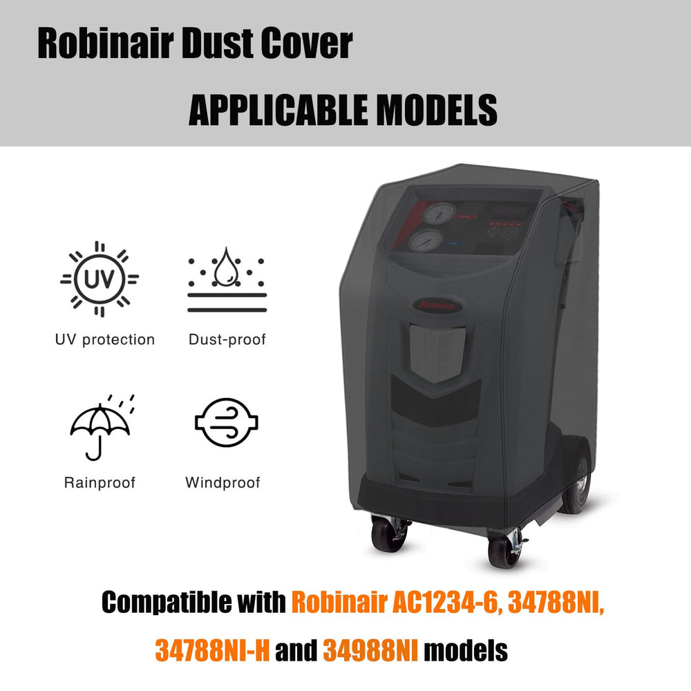 YHINGG cover for Robinair AC1234-6 and 34788NI-H shields equipment from dust and moisture