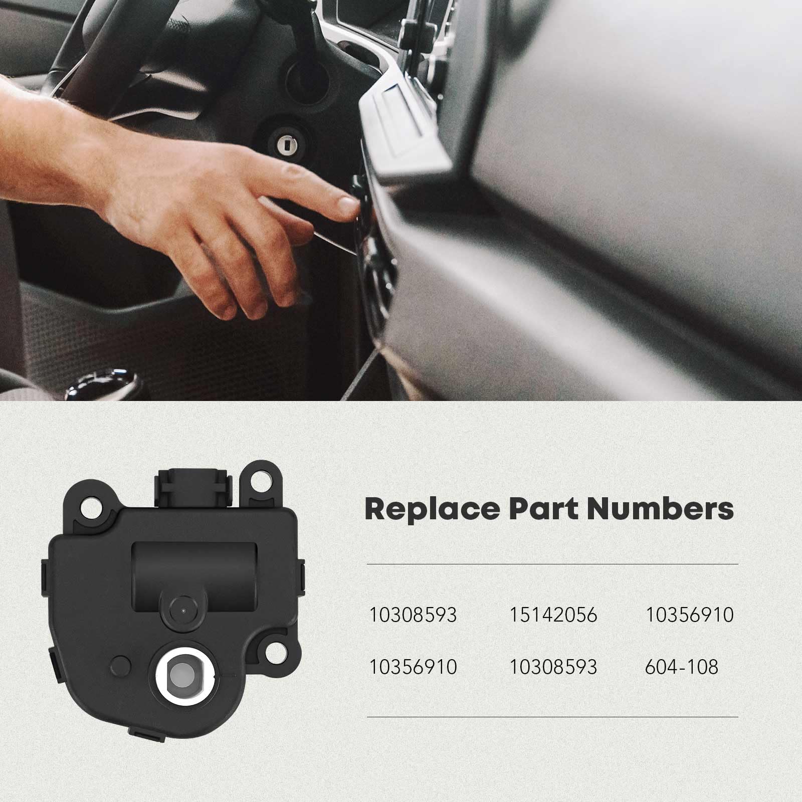 YHTAUTO airflow damper actuator balanced cabin temperature