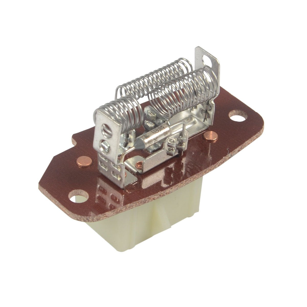 YHTAUTO Ford E-Series blower resistor front view enhances compatibility with multiple fan speeds.