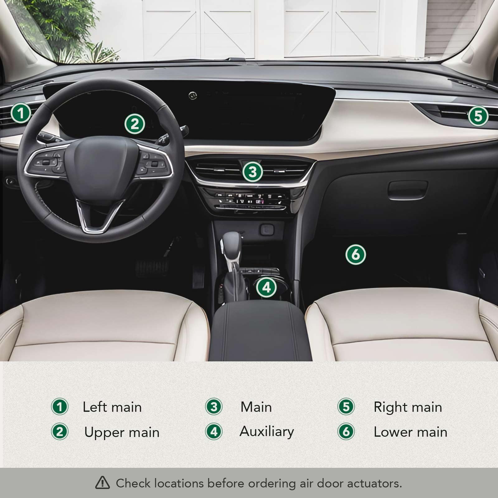 YHTAUTO temperature recirculation actuator directs airflow efficiently