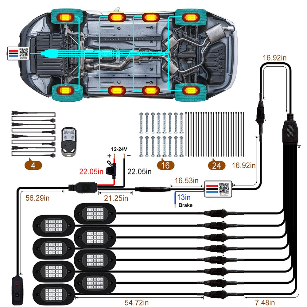 YiLaie easy installation for trucks, ATVs, and boats with extension available.