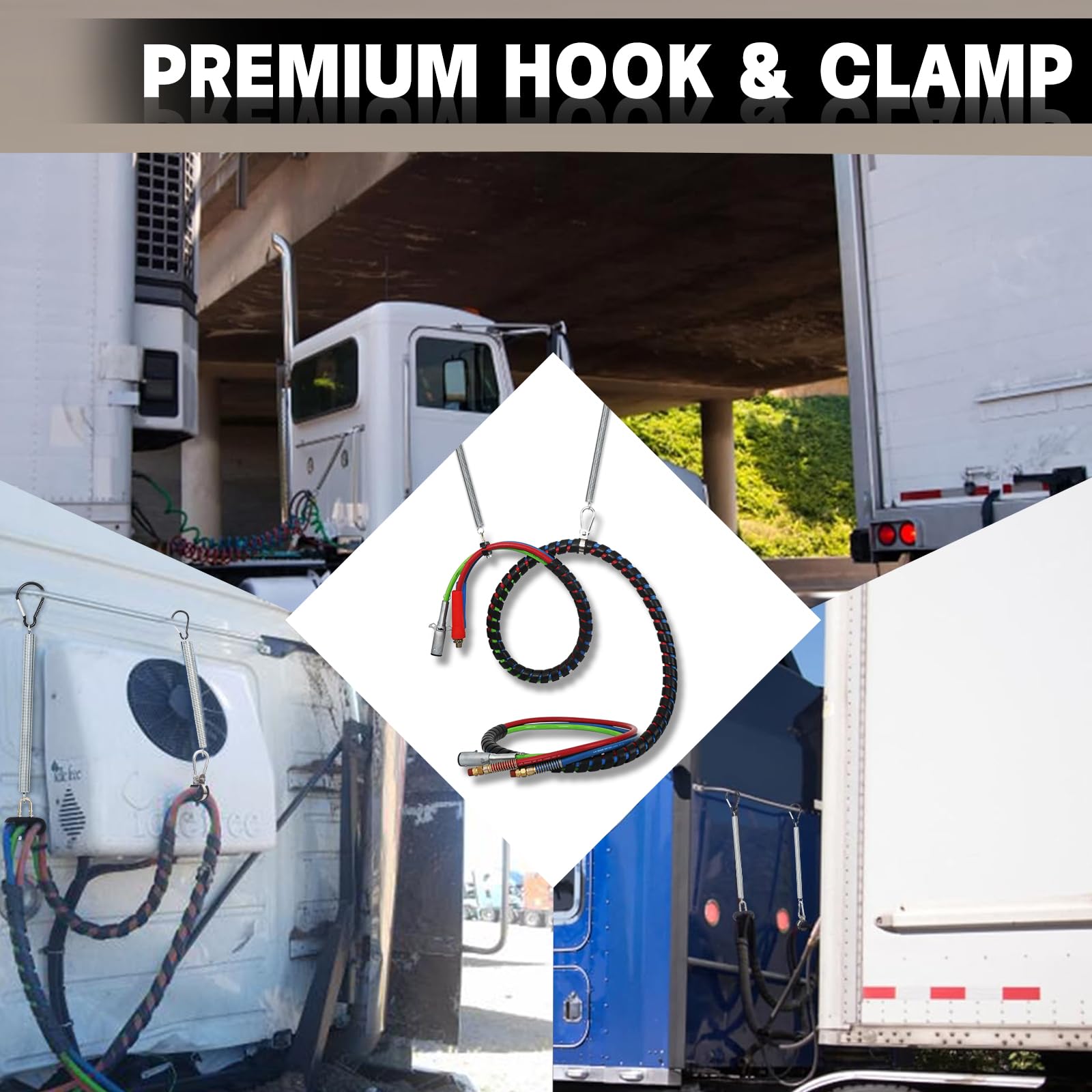 YiaChuii universal truck trailer kit keeps lines organized on the road