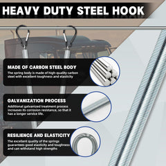 YiaChuii widened hook fits large crossbars and prevents slips