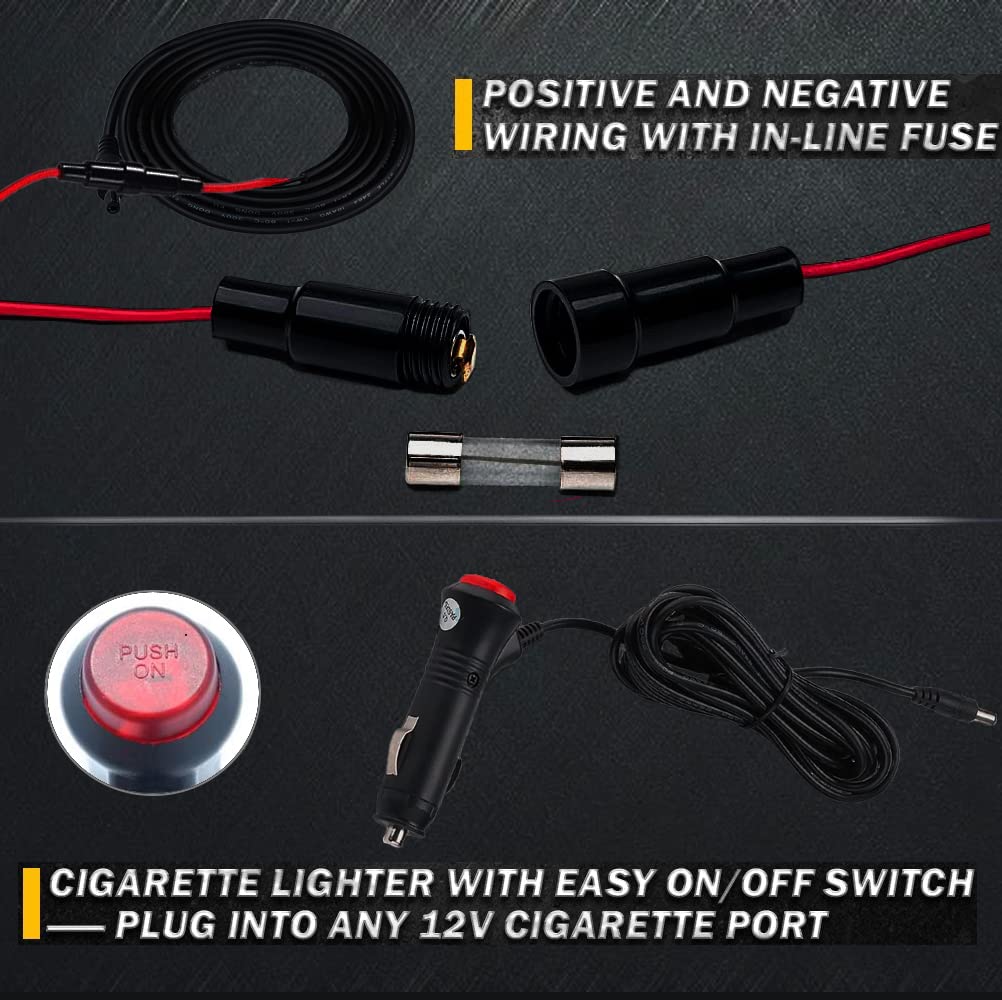 Yielinth easy installation with strong adhesive and flexible tubing.