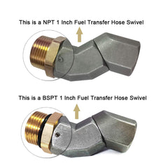 YIENAKFUN fuel nozzle swivel 1inch NPT eases nozzle handling.