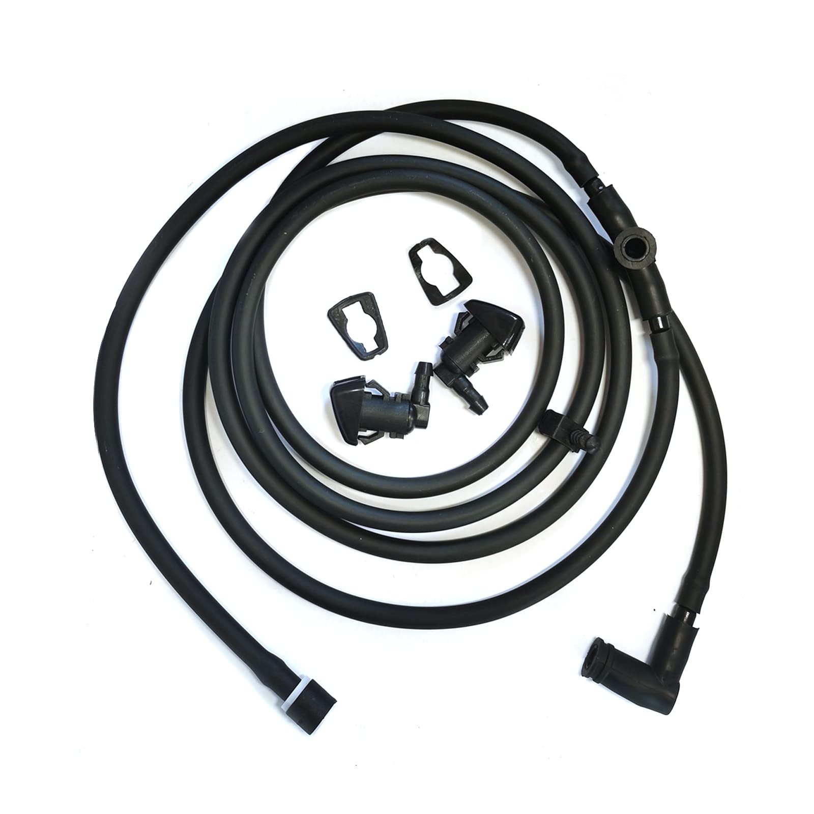 YIENAKFUN packaged kit includes two nozzles and hose for easy replacement.
