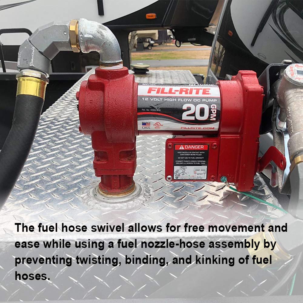 YIENAKFUN twist-free design minimizes hose kinking during use.
