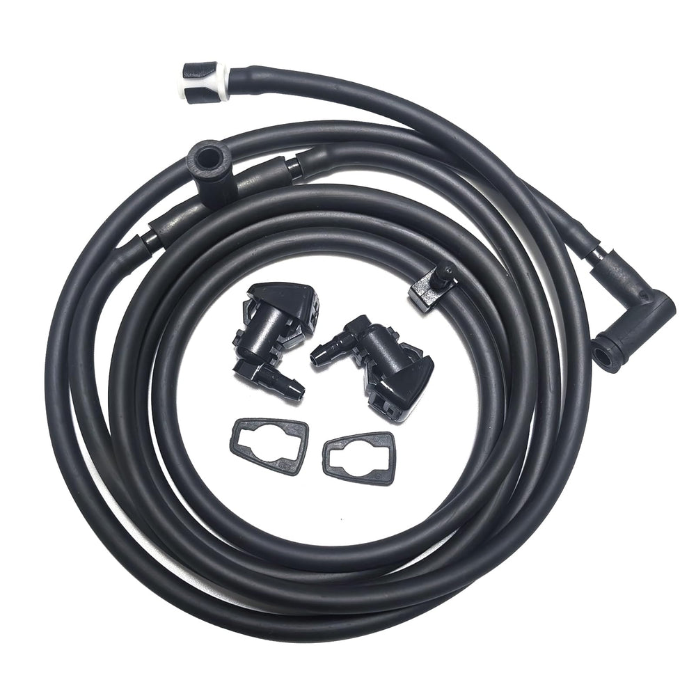 YIENAKFUN windshield washer nozzle kit closeup shows durable, corrosion-resistant components.