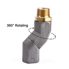 YIENAKFUN zinc alloy swivel resists rust for durable performance.