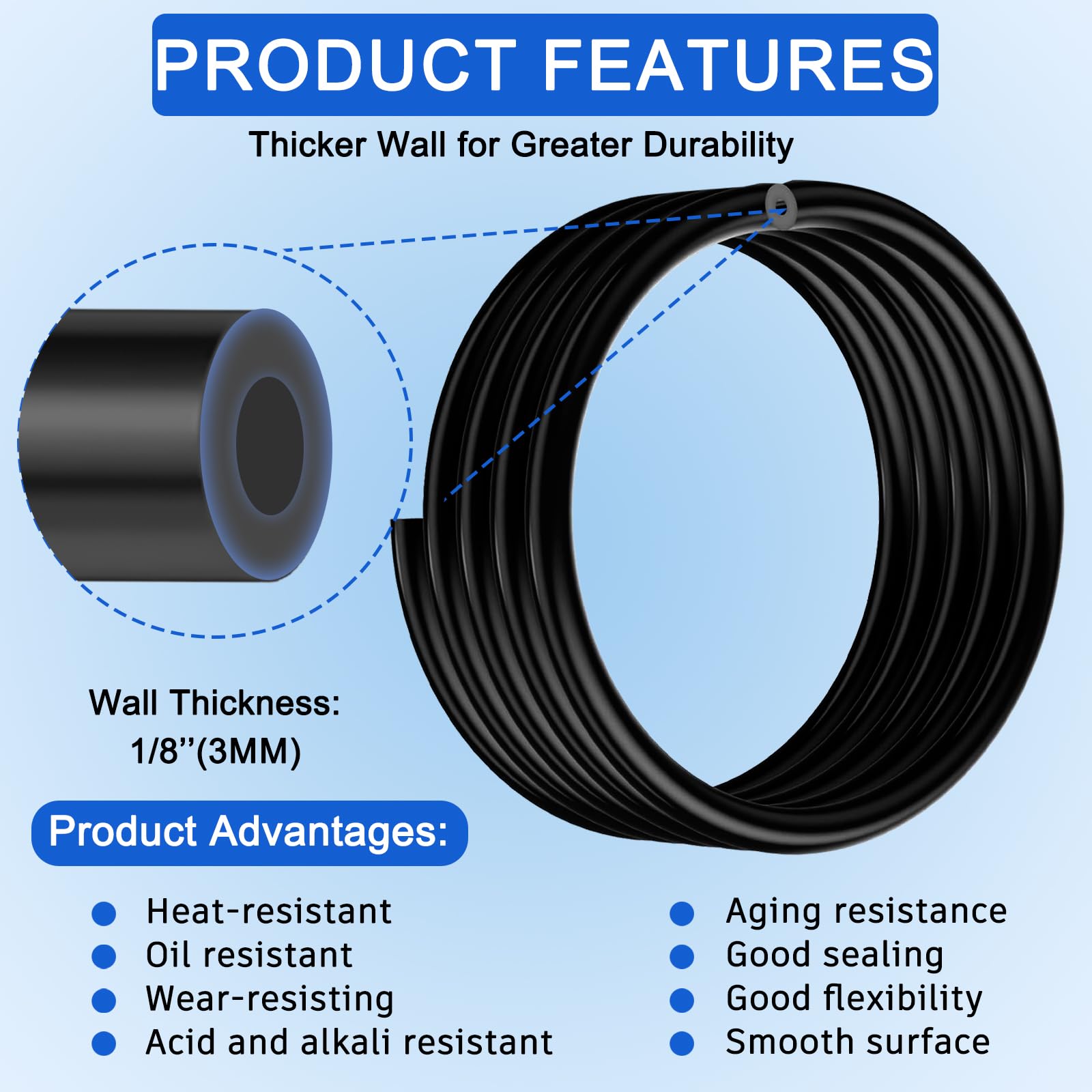 YIENFBEV engine vacuum hose kit arranged for quick upgrades