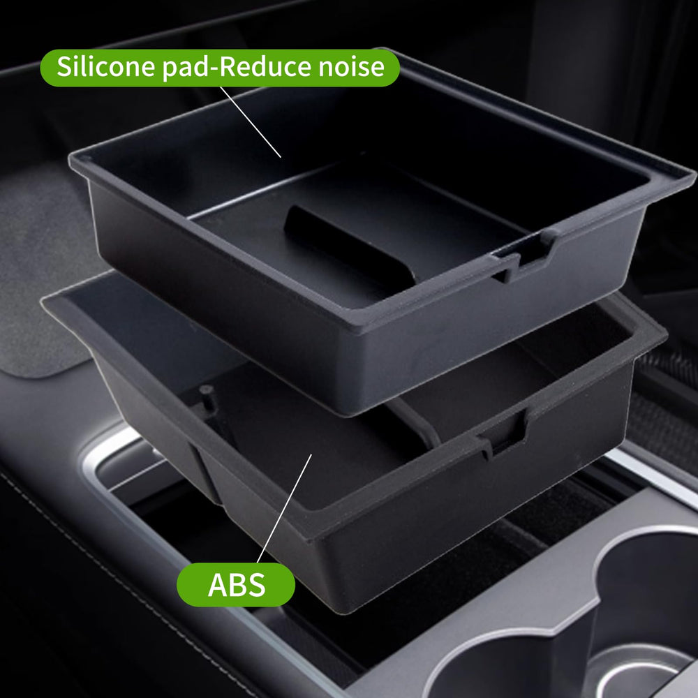 Yieokei silicone mat anti-slip prevents items from moving during drives.