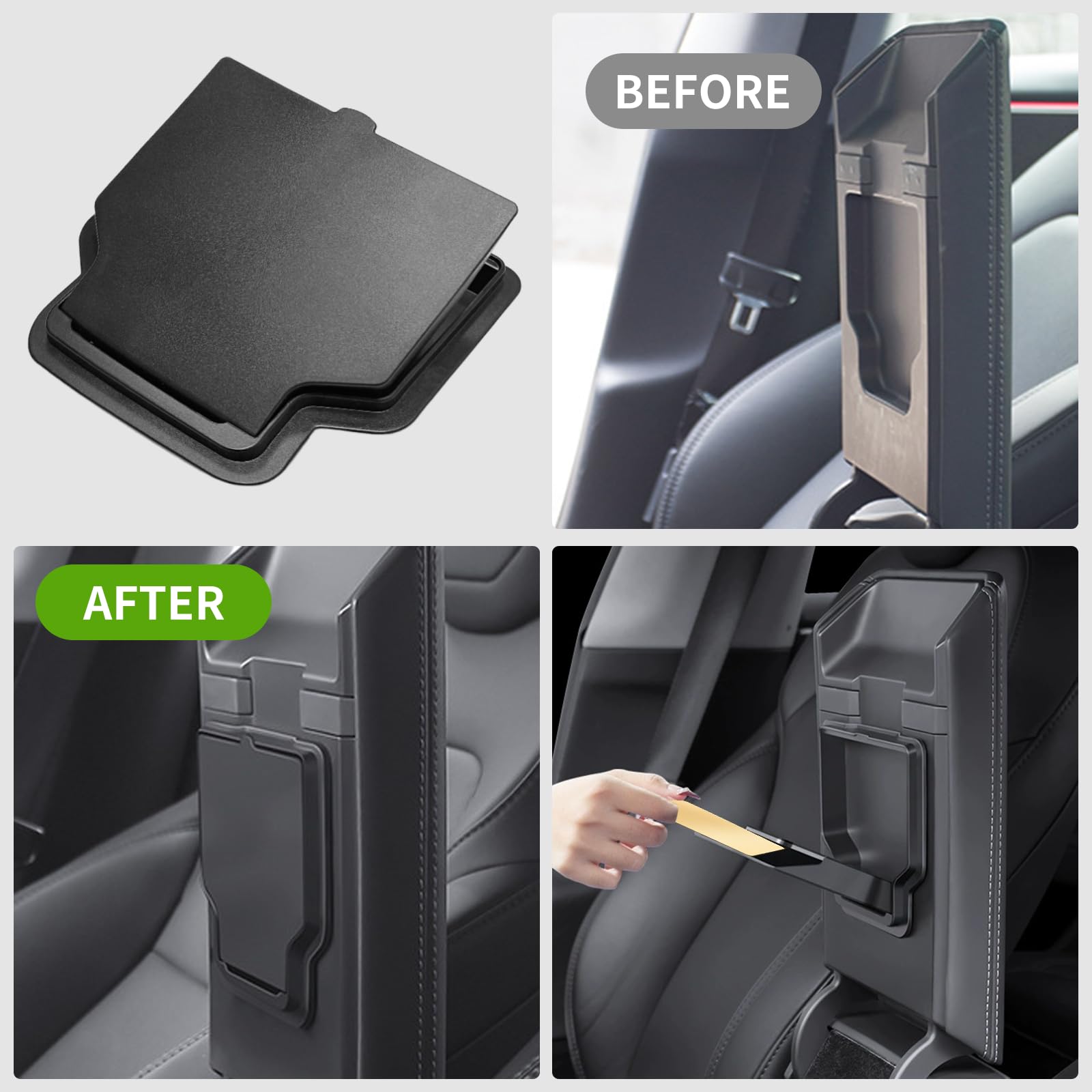 Yieokei cup holder insert keeps beverages secure and clutter-free.