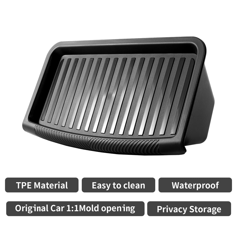 Two-pack design provides flexible storage options for Model Y Juniper.
