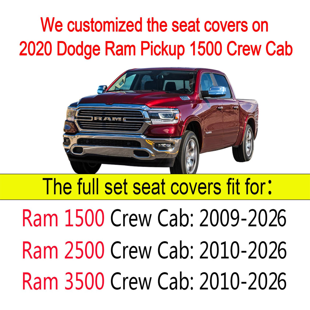 YIERTAI Dodge Ram easy-install instruction supports quick 25-minute fit.