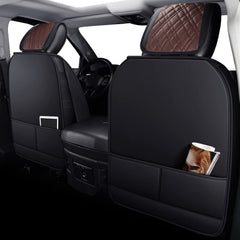 YIERTAI Dodge Ram front row seat pocket demonstrates convenient storage for essentials.