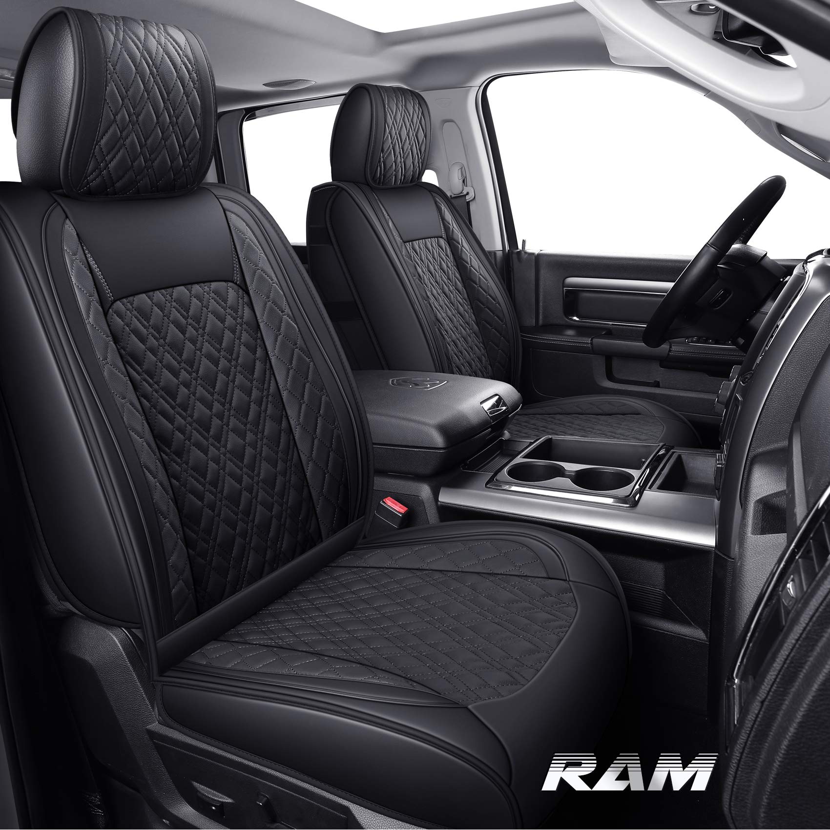 YIERTAI Dodge Ram full-set front seat cover for protection and fit