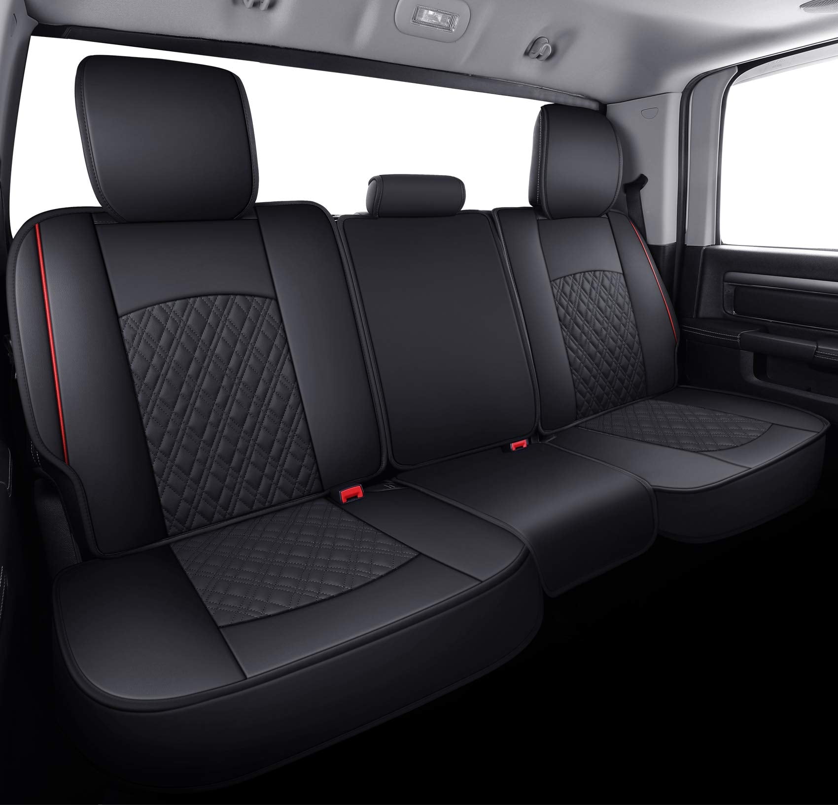 YIERTAI Dodge Ram storage pocket front keeps phone and magazines within reach.