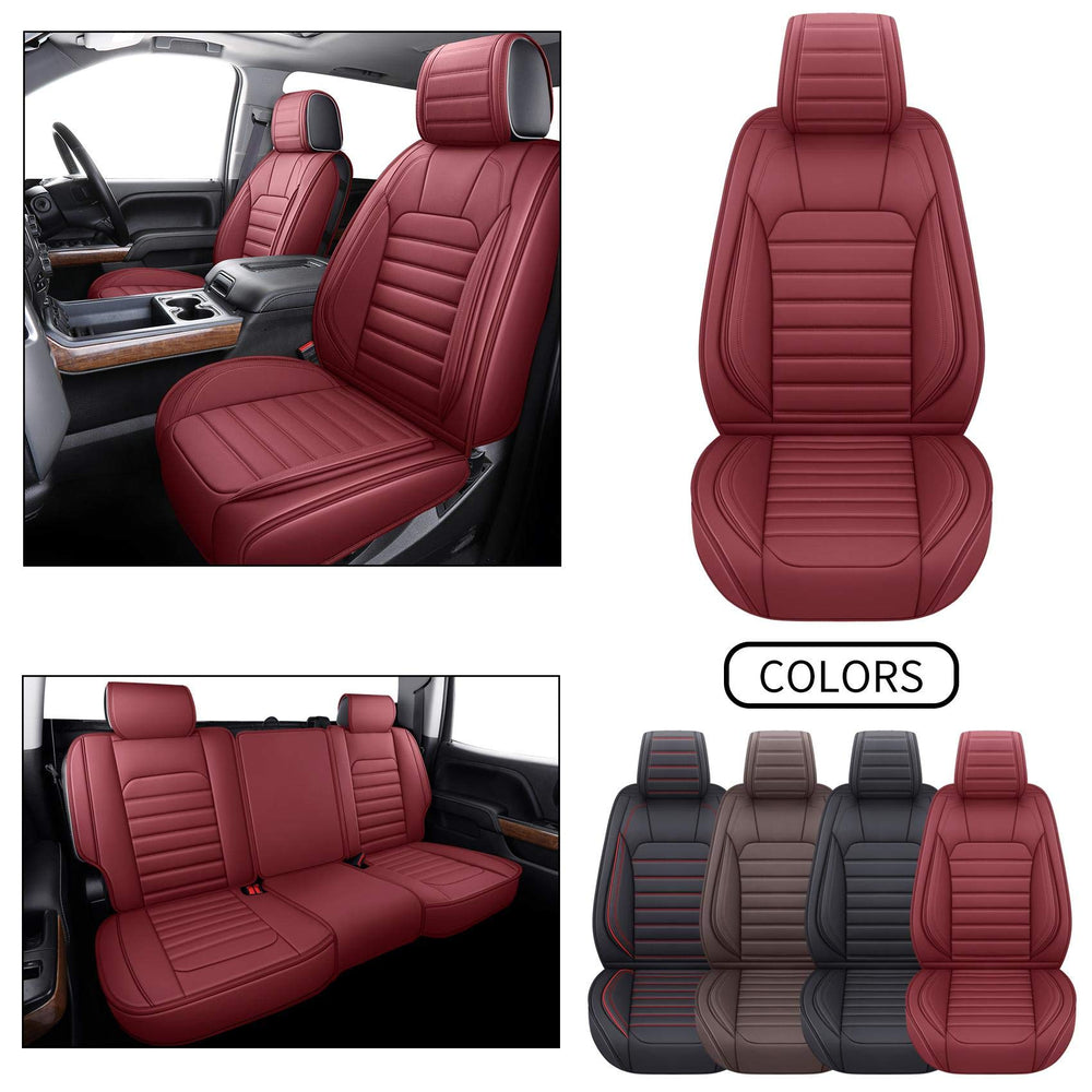 YIERTAI quick-install view illustrating easy setup for truck seats