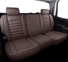 YIERTAI brown rear-seat cover provides full coverage for pets.