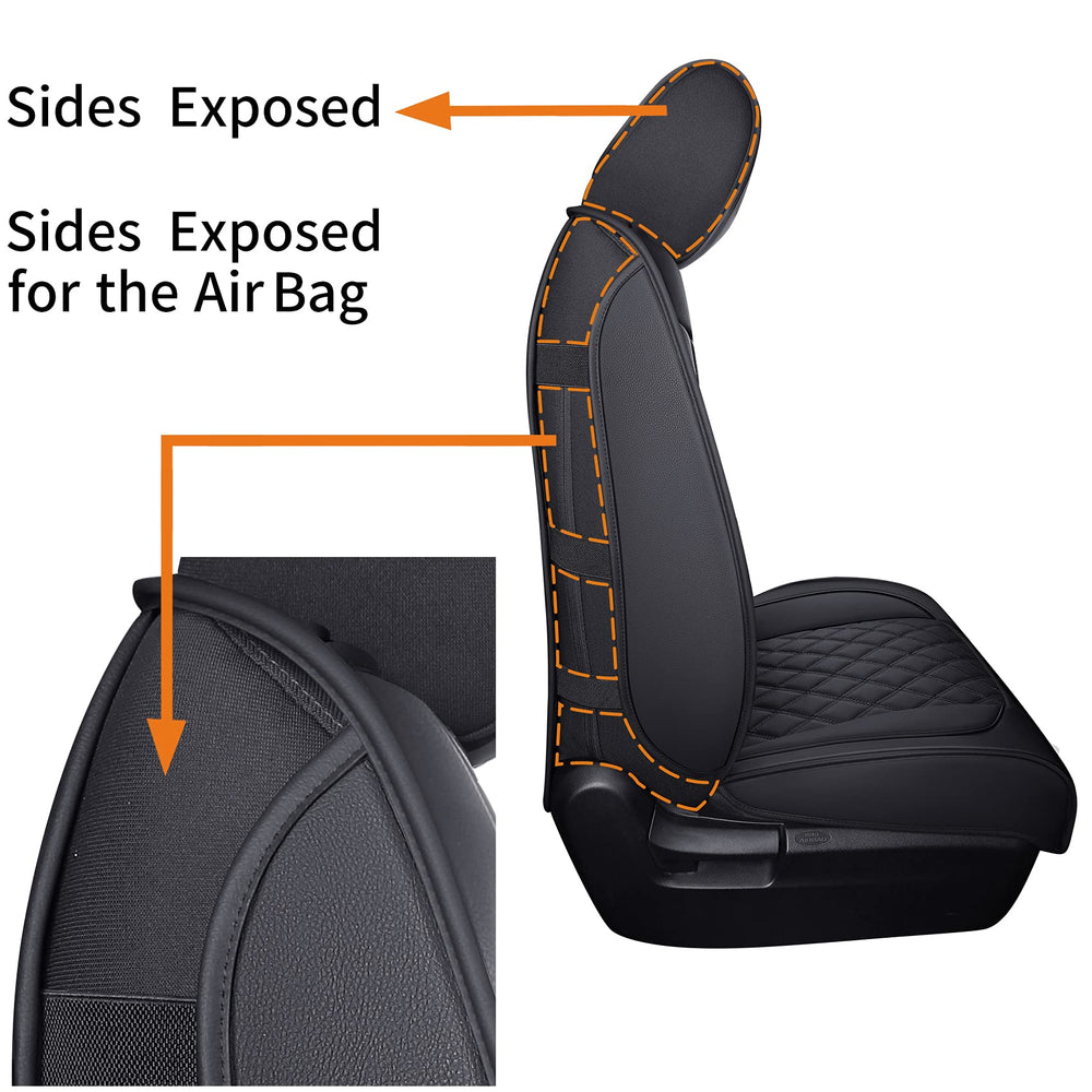 YIERTAI Tundra seat covers with front pocket and back pockets for everyday storage