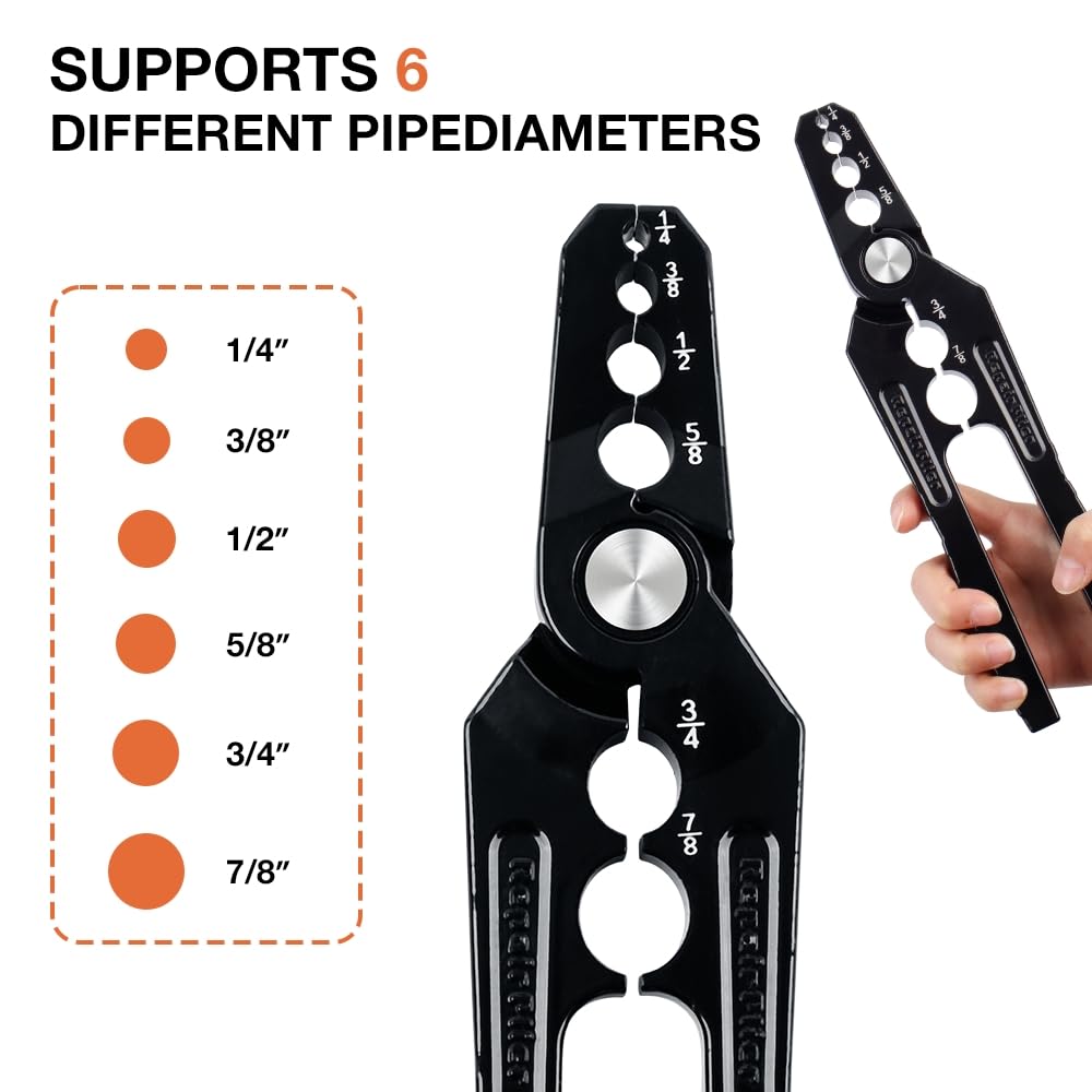 YiJAYiCAMA alloy construction tube rounder pliers built for durable use.