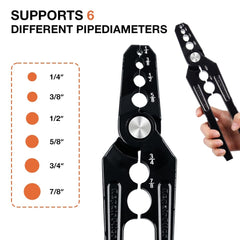 YiJAYiCAMA alloy construction tube rounder pliers built for durable use.