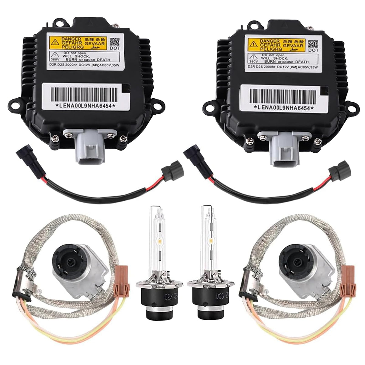 Yikesai 2X headlight ballast dual-side kit for Infiniti/Nissan enhances night visibility