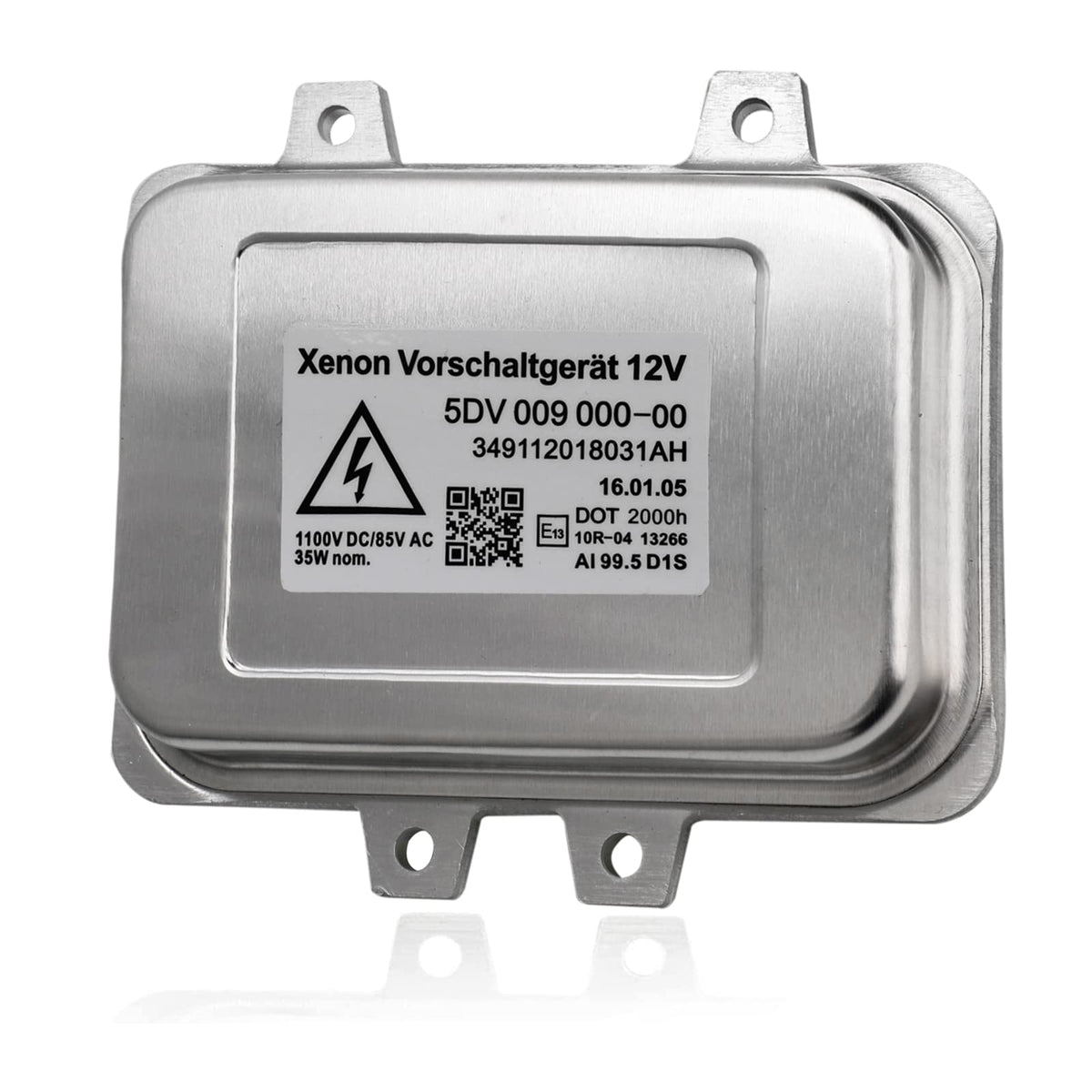 Yikesai 5DV009000-00 ballast front view shows compact design for easy HID replacement.
