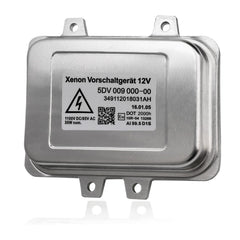 Yikesai 5DV009000-00 ballast front view shows compact design for easy HID replacement.