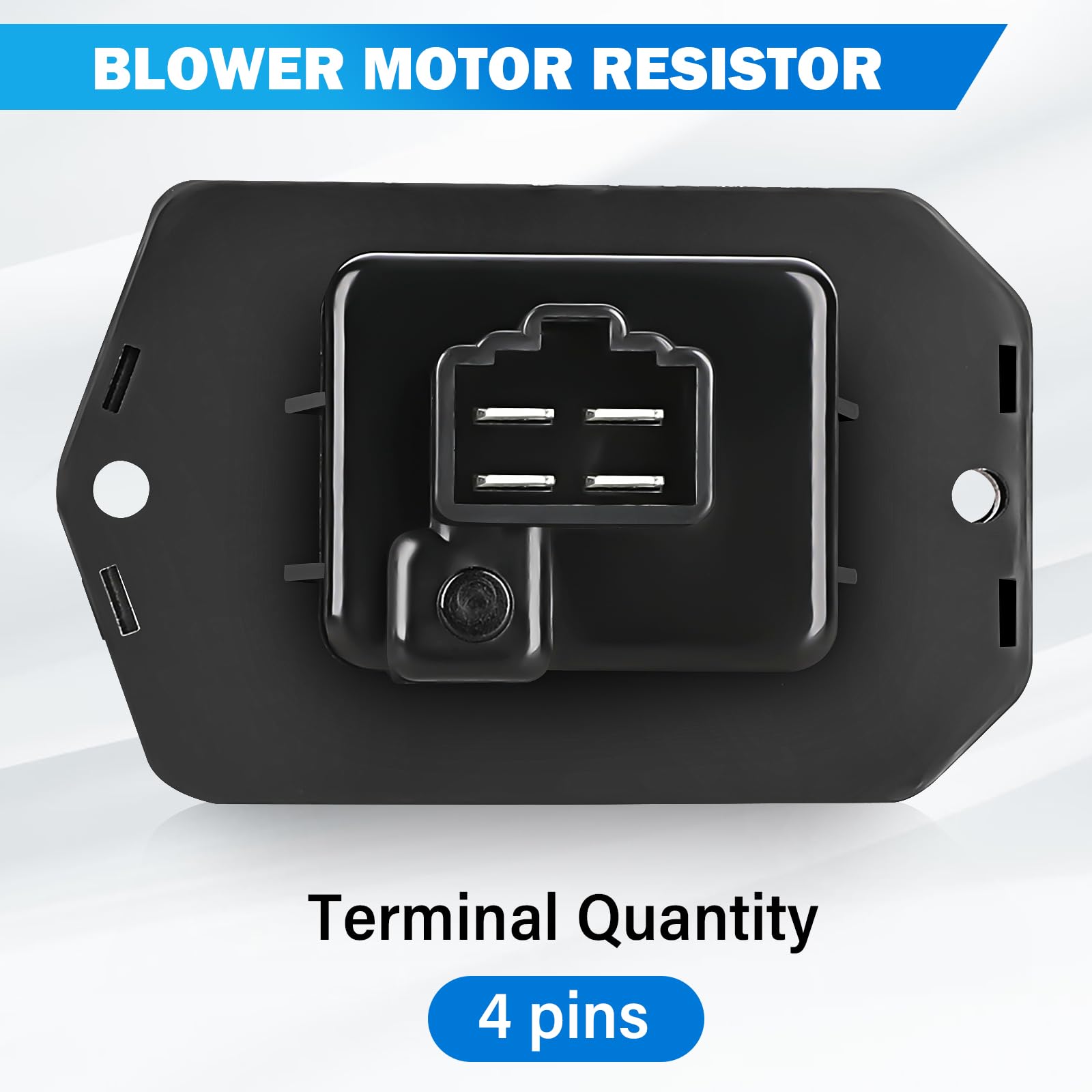 Yikesai blower resistor kit in box confirms compatibility and setup.