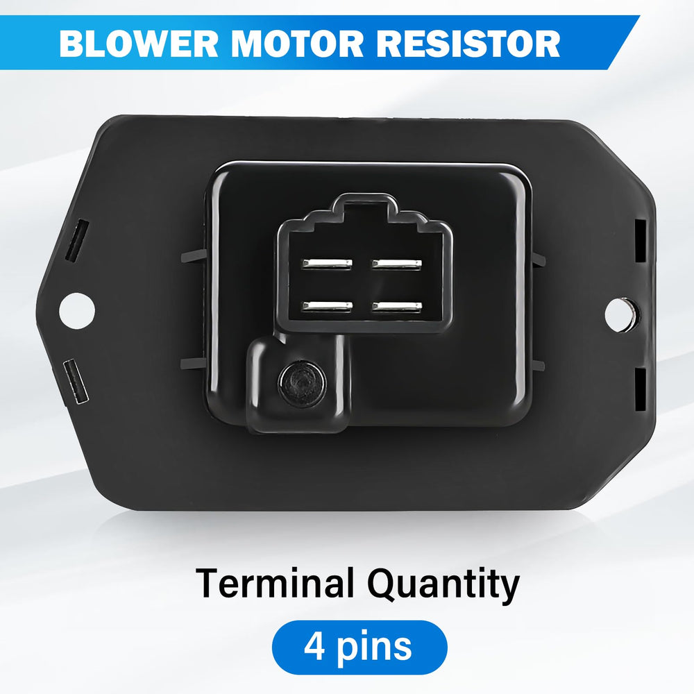 Yikesai blower resistor kit in box confirms compatibility and setup.