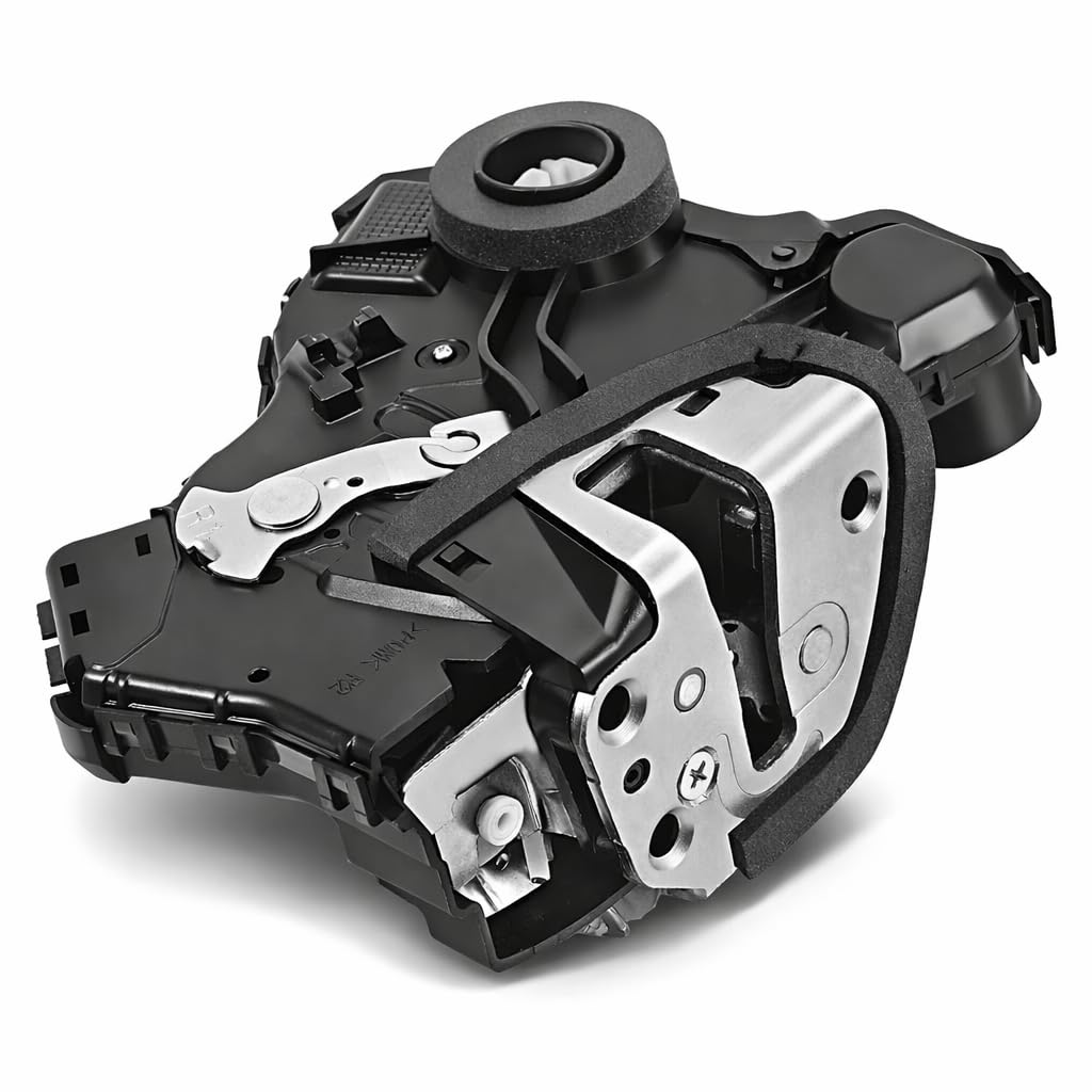 Yikesai front right door lock actuator close-up showing compact motor and connectors.