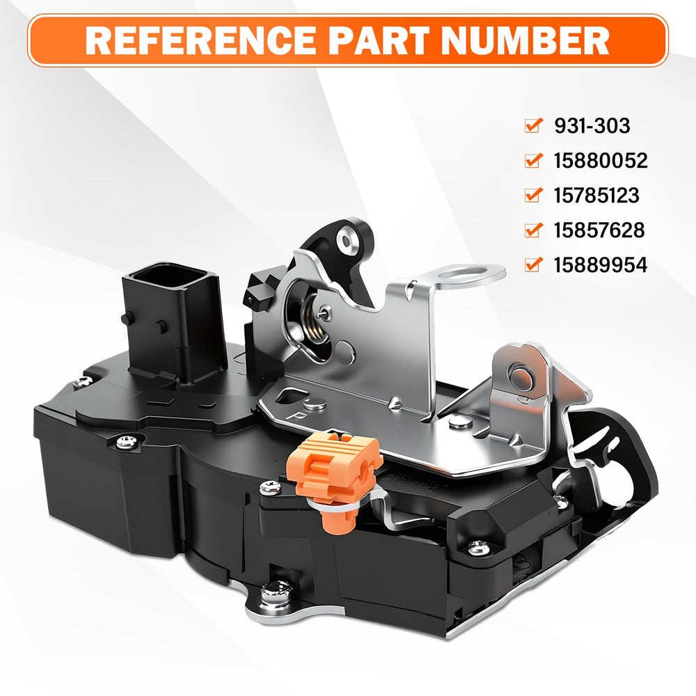 Yikesai door lock actuator shown in-door mechanism with easy installation.