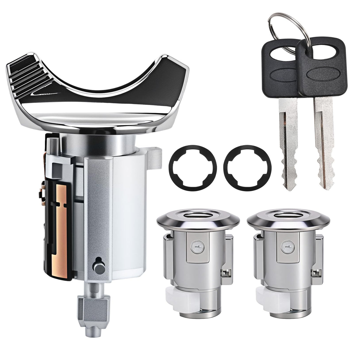 Yikesai ignition switch front view showcases a durable, easy install for Ford models.