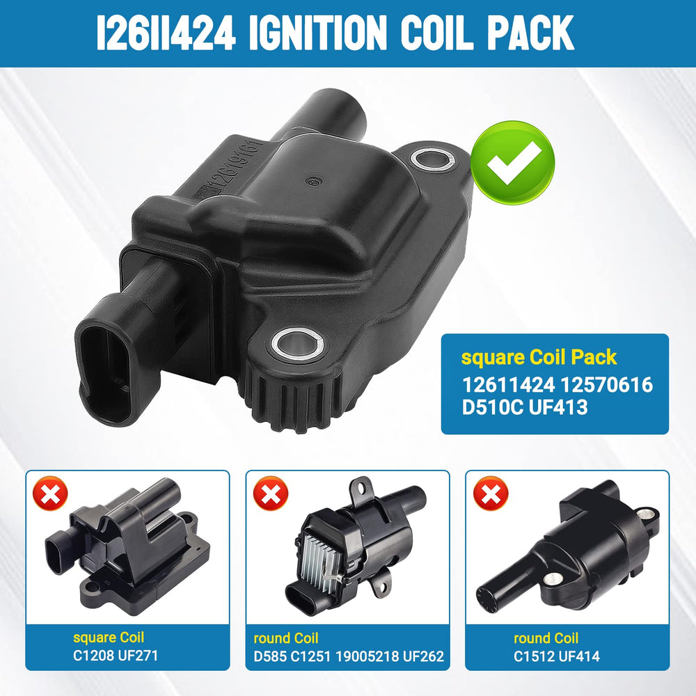 Yikesai coil pack compatibility list with major American brands.